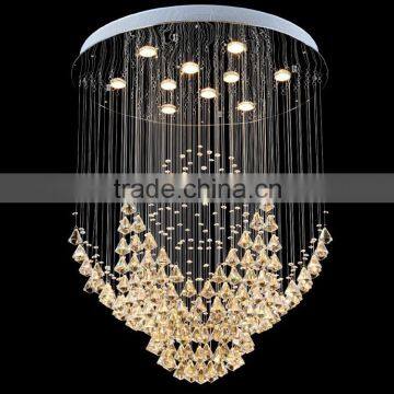 Modern Acrylic Crystal Diamond Chandelier Lustre Boul Diamant 92034