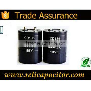 2015 trade assurance CD135 srew 450V 4700uf aluminum electrolytic capacitor CE ROSH UL