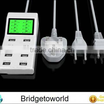 8 Port USB Charger Rapid Charge For Cellphone Multi Port Powerful Smart USB Charger