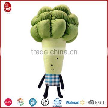 Sedex Audit New Design Broccoli Plush Vegetables and Fruit Toy