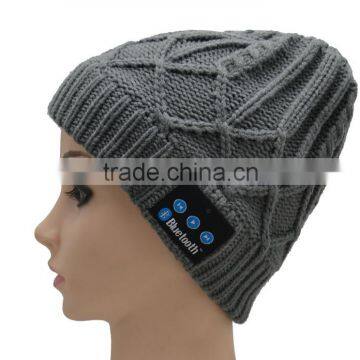 New Arrival Bluetooth beanie Hat Cap Knitted Winter Magic Hands-free Music mp3 Hat for woman Men Smartphones