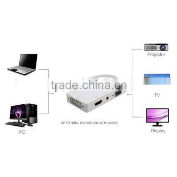 DP to VGA /DVI and HD MI 3 in 1 Adapter With Audio photo-4