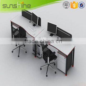 Modern Design Office Workstation For Open Space Aluminum Panel Used Office Partition Wall