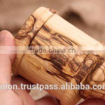 Olive Wood Carved Decorative Goblet
