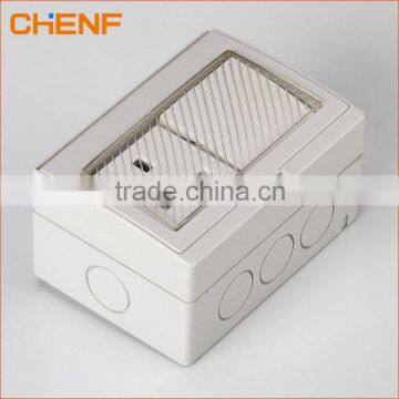 French socket CF-S2S series 16A ABS Waterproof switch socket Wall plug & sokcet IP55 two gang