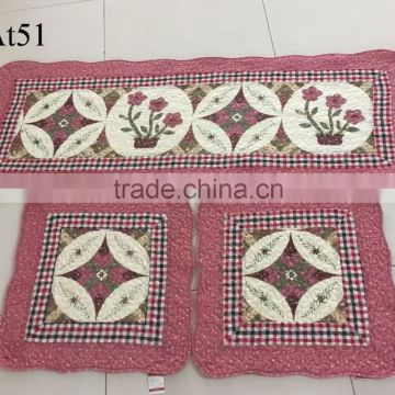 At51 Patchwork Car Seat Mats 3 PCS