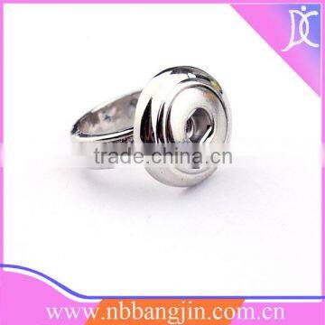 Alloy button ring finger ring
