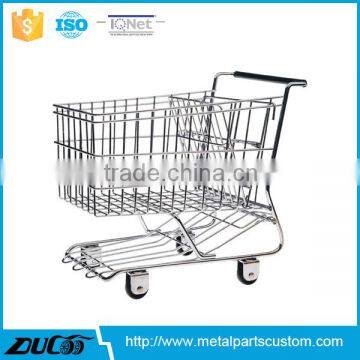 Easy going stainless steel personal shopping trolleys