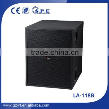 LA-118B SPE AUDIO outdoor line array subwoofer 18" inch subwoofer speaker box design 1600W subwoofer speaker