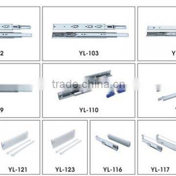 Full Extension Bottom Mounting Soft Close Drawer Slide Channel photo-5