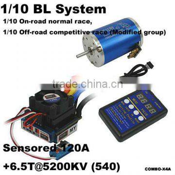 Mystery 1/10 BL System (Sensored) 1/10 On-road normal race,1/10 Off-road competitive race (Modified group) HL-SS120A+6.5T@5200KV