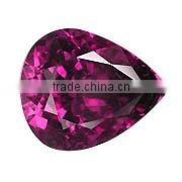 Rhodolite Garnet Faceted Pear