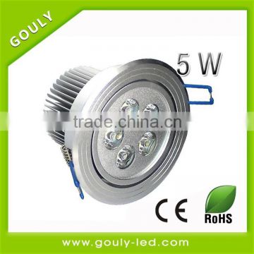 5W LED ceiling down light housing,Epistar LED recessed light AC100-240V 451LM                        
                                                Quality Choice