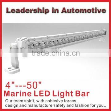 Lifetime Warranty 30inch 180w white coated marine 12volt led light bar with CE RoHs Certified