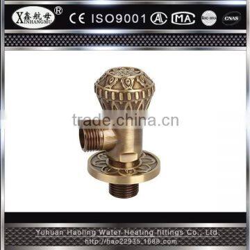 Brass Water Valve Faucet Accessories Antique Copper Angle Valve