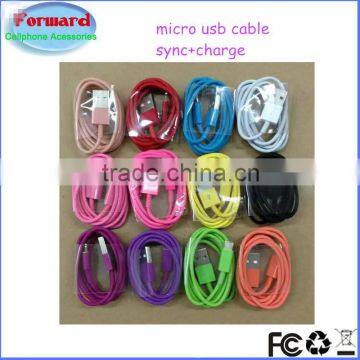 1M Data Sync Micro charge USB Fast Charging phone Cable with good Quality
