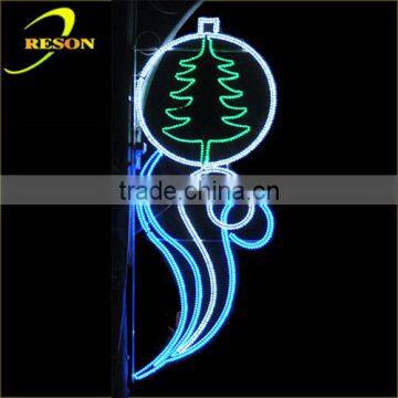 Latest design outdoor decoration led pole light