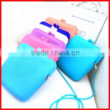 Custom silicone handbags shoulder bag big size for ladies