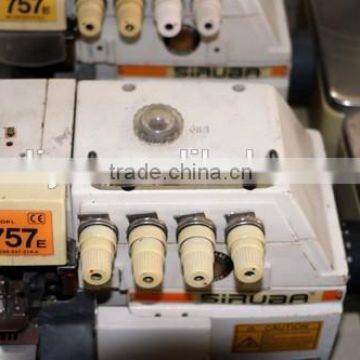 SIRUBA 747 757 used second hand old OVERLOCK sewing machine sale to India