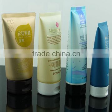 150ml silk screen printing PE cosmetic tubes with screw cap