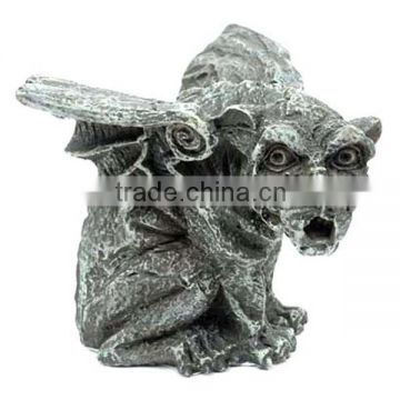 custom resin samll gargoyle statues for garden decor