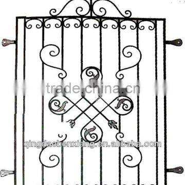 BX wrought iron grill