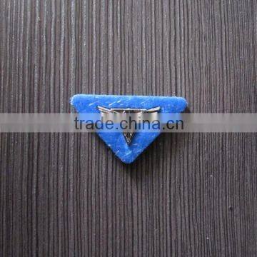 Special Material Blue Pu Label