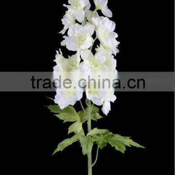 78cm Delphinium Spray w/20 Flr 11 Buds & Lvs & Flocked