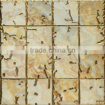 Newest golden building material ceramic floor tile 300x300mm
