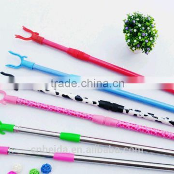 Pvc cover & powder coating Cloth hanger fork with telescopic handle in high quanlity and competitive price