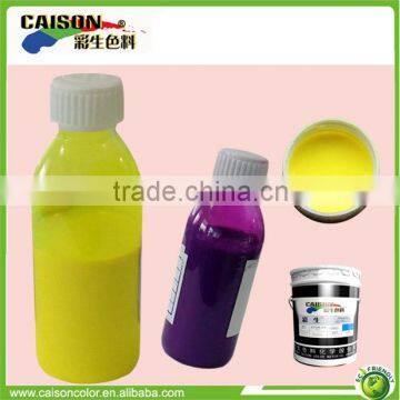 bright color leath fluorescent pasty pigment Chinese factory