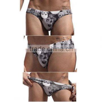 Sexy Skull Men Swimwear Briefs Men's Swimwear
