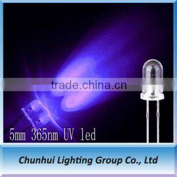 Low Power Ultraviolent/UV LED 3mm Round LED Diode emitted