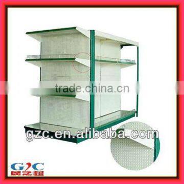 Double-sided Supermarket Shelf Store Display Equipment Metal Gondola Storage Rack System