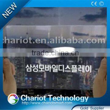 ChariotTech best price wonderful transparent lcd displays for advertising display,window display