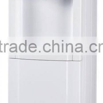 Standing hot and cold water dispenser with compressor