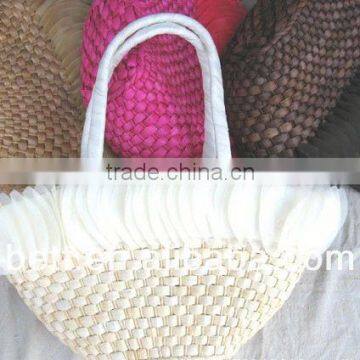 fashion beach bag straw