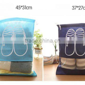 Custom Non Woven Drawstring Shoe Bag Sack Personalised Draw String Shoe Bag photo-4