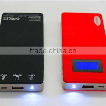 Shenzhen Manufacturer 10000mah portable screen display mobile power bank with competitive price for promtion