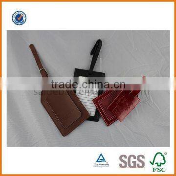 Custom PU Leather Luggage Tags,business luggage tags,embossed leather luggage tag