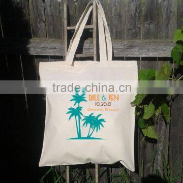 Eco-friendly premium fashionable tote cotton canvas bag