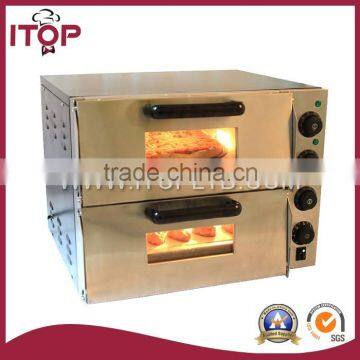 Commercial with timer stainless steel electric pizza oven