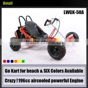 Pull Start Off Road Go Kart 6" Tires Hydraulic Disc Brake Dry Cluches EPA Approval