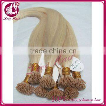 8-32inch 1g/strand 613# Striaght I tip / Stick Tip Pre-boned Human Remy Brazilian Hair Extension