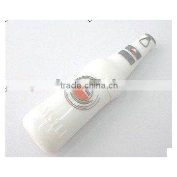 oem milk white plastic usb flash drive in popular