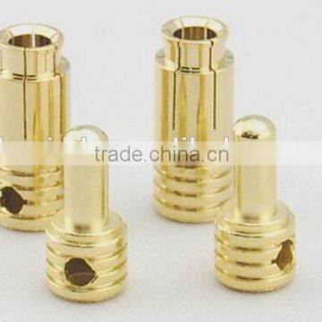 6.5mm Gold plated Bullet banana Plug for RC Battery RC Plane Motor