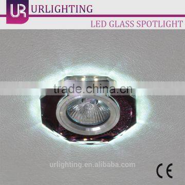 Glass surface decoration light use for ceiling light ,led downlight