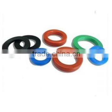 Industrial molded silicone rubber seals