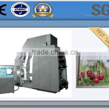 China Ruian high speed 4 colours film plastic bag roll printing machine