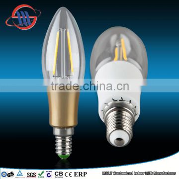 Mingshuai LED filamemt bulb 2W 4W with plastic